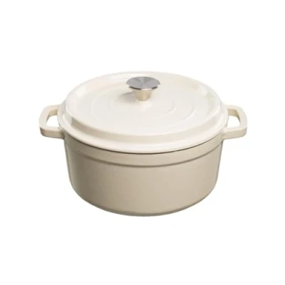 Afbeelding van Grand Feu Geëmailleerde gietijzeren braadpan 3,5 ltr. wit