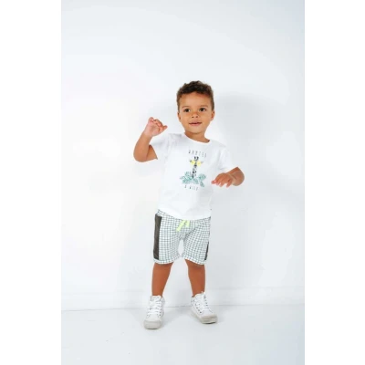Afbeelding van Ensemble Jongens Tshirt + Short Wanted &amp; Wild 1 maand 56