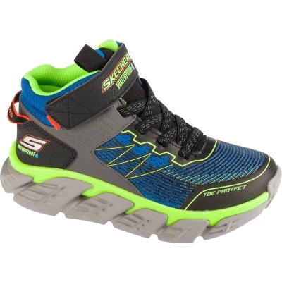 Afbeelding van Skechers Techgrip Sneakers hoog voor kinderen, Maat: 31, Royal/black/lime/orange Textiel/ synthetisch