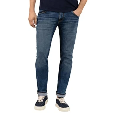 Afbeelding van TIMEZONE Heren Jeans Broeken slim SCOTTTZ Fit Blauw 29W / 32L Volwassenen