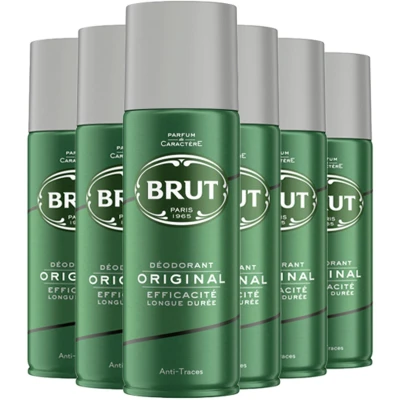 Afbeelding van Brut Deospray Original Voordeelverpakking 6x200ml