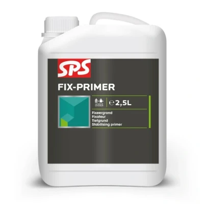 Afbeelding van SPS FIX Primer 2,5 Liter Transparant Mat, Zijdeglans, Hoogglans Binnen en Buiten