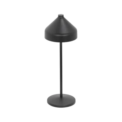 Afbeelding van Zafferano, Amelie Lamp, Snoerloze Oplaadbare Tafellamp met Touch Control, Geschikt voor Binnen en Buiten, Dimmer, 2200 3000 K, Hoogte 34 cm, Zwarte Kleur