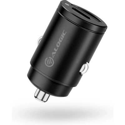Afbeelding van Alogic Rapid Power 30W Car Charger 2 X USB C Ports oplaadcontactdoos/sigarettenaansteker