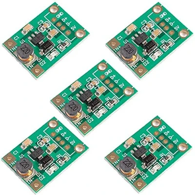 Afbeelding van iHaospace Mini DC naar Voltage Regulator Step Up Boost Converter Power Supply Module 1V 5V 600mA (Pack van 5)
