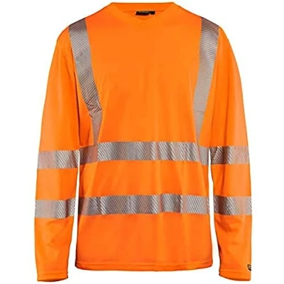 Afbeelding van Blakläder 338510135300XS Waarschuwing T shirt met lange mouwen Maat in oranje, XS