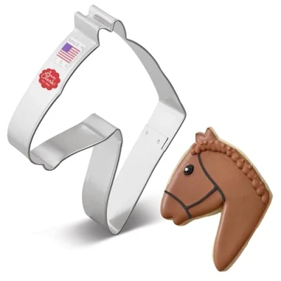 Afbeelding van Ann Clark Cookie Cutters Paardenkop Koekjessnijders, 12,1 cm