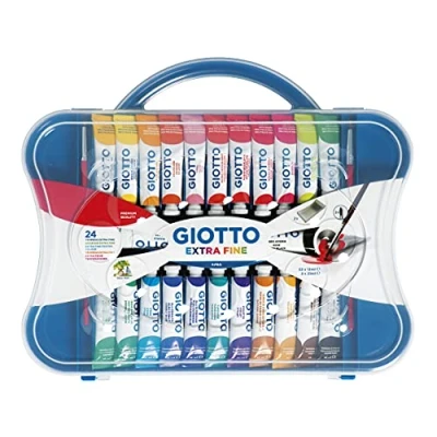 Afbeelding van Giotto Extra Fine Poster Paint Hangable Box Of 22 Tubes 12Ml + 2 21Ml