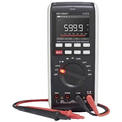 Afbeelding van VOLTCRAFT VC831 Multimeter Digitaal CAT III 1000 V, IV 600 V Weergave (counts): 6000