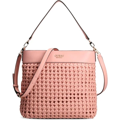 Afbeelding van GUESS Schoudertas Sicilia Hobo Bag Pink Zalmroze