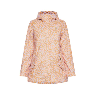 Afbeelding van SCHMUDDELWEDDA Women&#039;s Rain Jacket S / Pastel Lavendel Oranje Leo 100% Polyester