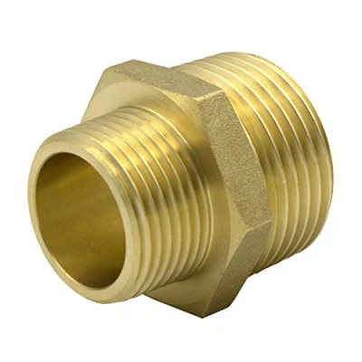 Afbeelding van VARIOSAN Verloopnippel 13286, 3/4&quot; x 1/2&quot; AG/AG, messing, geschikt voor drinkwater