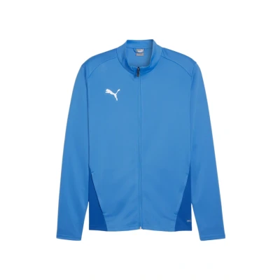 Afbeelding van Puma Sweater met rits, Heren, Maat: XL, Hellblauweissdunkelblau