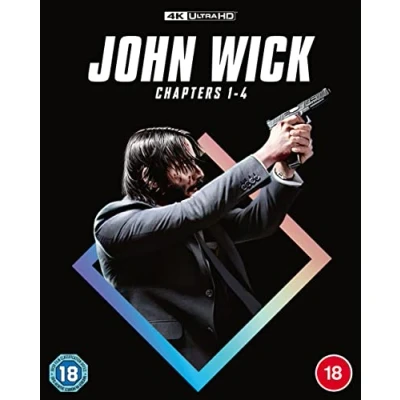 Afbeelding van John Wick Chapters 1 4 4K UHD Import zonder NL OT