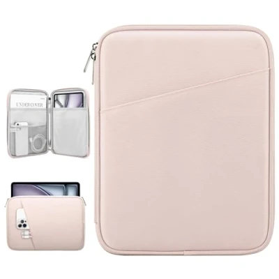 Afbeelding van Dadanism 12.9 inch Tablet Sleeve Tas Draagtas voor iPad Pro M2 6e/5e/4e/3e Gen 2022 2018, 12.4 Samsung Galaxy Tab S9+/S8+/S7 FE/S7+, 12.3 Surface 8/7/6/5/4/X, roze