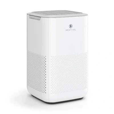 Afbeelding van Medify MA 15 Luchtreiniger, HEPA filter True H13, 30 m², allergenen, rook, stof, geuren, pollen, dierenkwamen, 99,9% verwijdering van 0,1 micron wit, 1 stuk