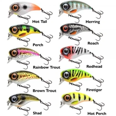 Afbeelding van Spro Fat Iris Slow Floating 4cm 5.4g (diepte 0.3m) Kleur : Rainbow Trout