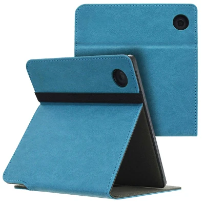 Afbeelding van Kobo Libra Colour Hoes: iMoshion Stand Flipcase Lichtblauw Kunstleder E Reader Hoezen