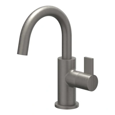 Afbeelding van IVY Pact fonteinkraan met draaibare uitloop Geborsteld Metal Black PVD