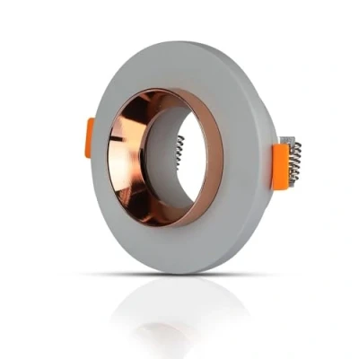 Afbeelding van V tac Inbouwspot Vt 862 Gu10 35w 4 X 10 Cm Ip20 Grijs/roségoud