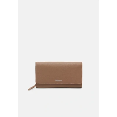 Afbeelding van Tamaris Amanda Portemonnee, Dames, Maat: One Size, Taupe