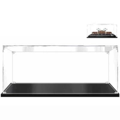 Afbeelding van Acryl Display Case voor Lego 10277 Stofdicht Clear Box Showcase (Krokodil Locomotief) (Bouwsteen Model is NIET Inbegrepen)(3mm)