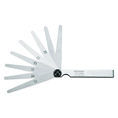 Afbeelding van Gedore 702 voelermaat 8 bladen 0,03 0,10mm