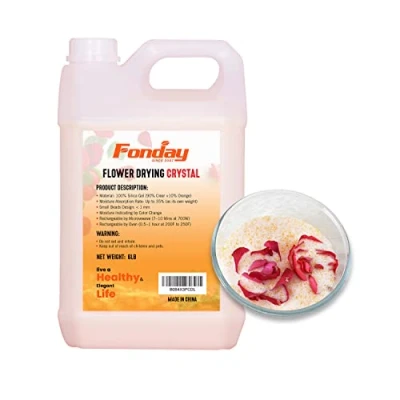 Afbeelding van 2,72 kg Fonday Silica Gel Flower Drying Crystals Fine Color Indicating Herbruikbaar (6 lbs)
