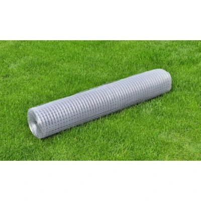 Afbeelding van Kippengaas 10x1 m gegalvaniseerd staal zilverkleurig
