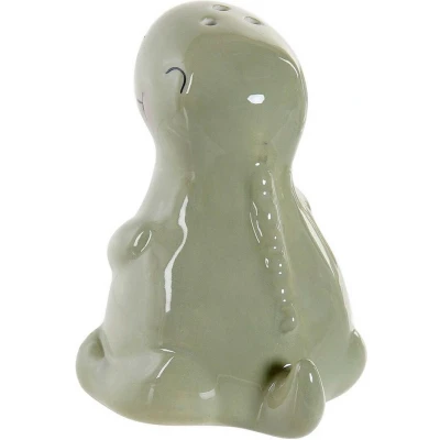 Afbeelding van Zoutvaatje met deksel DKD Home Decor LC 173478 Dinosaurus Wit Groen Dolomite 6,6 x 7 7,7 cm (2 pcs)