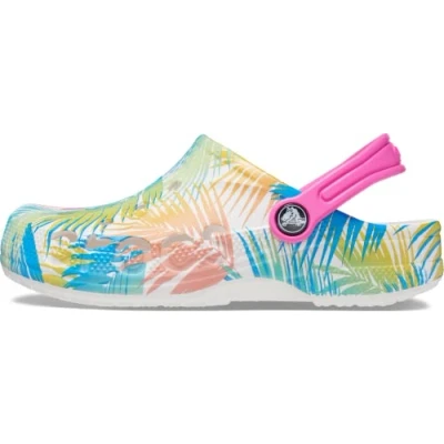 Afbeelding van Crocs Baya Clogs voor kinderen, uniseks, Tropical White Print, 20/21 EU