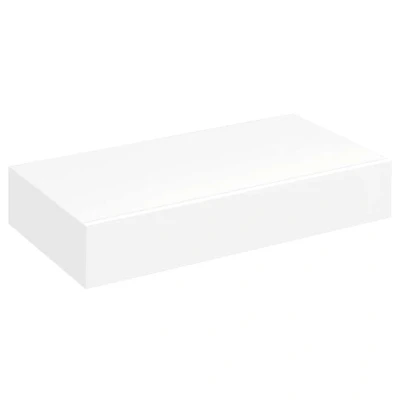 Afbeelding van Wandschap met lade zwevend MDF wit