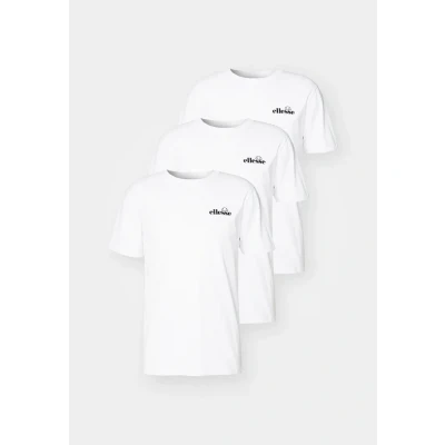 Afbeelding van Ellesse Azzini TEE 3 PACK Tshirt basic, Heren, Maat: 46, White