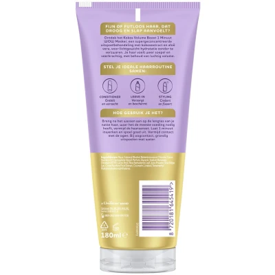 Afbeelding van 2+3 gratis: Andrelon WOW Masker Kokos Volume Boost 180 ml