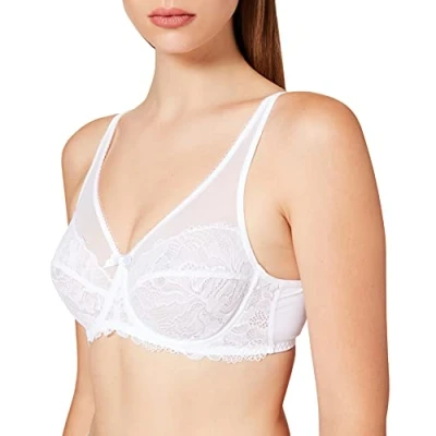 Afbeelding van DIM Generous Essential Underwire BRA Beugel BH, Dames, Maat: 85B, White