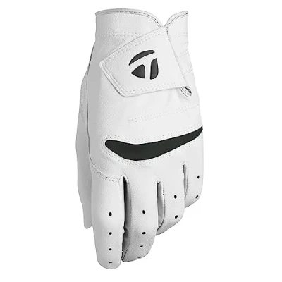 Afbeelding van TaylorMade Unisex Jeugd Stratus Junior Golf Handschoen, Wit, Medium