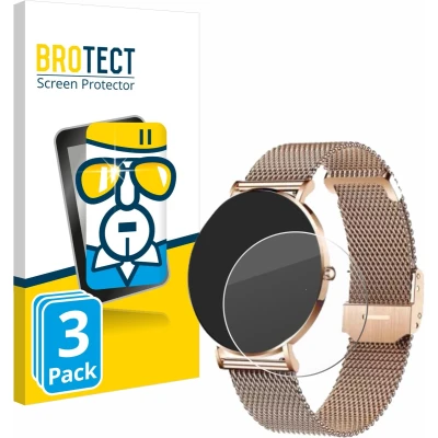 Afbeelding van BROTECT Glas Screenprotector voor Xcoast X Watch Siona 2 Gehard Beschermglas 9H (3 Stuks)