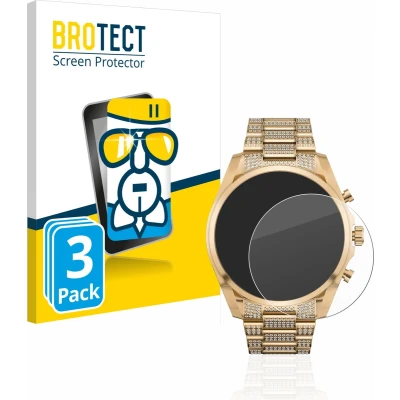Afbeelding van BROTECT Glas Screen Protector voor Michael Kors Access Gen 6 Bradshaw (3 Stuks) Schermbeschermer [9H Hardheid, Beschermglas Folie niet Gehard Glas]