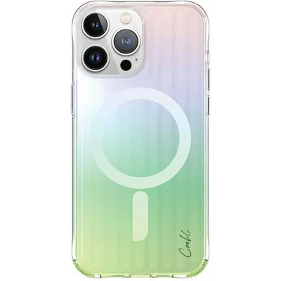 Afbeelding van Apple iPhone 15 Pro Max MagSafe Hoesje Kunststof Coehl Hardcase/Backcover Iridescent Telefoonhoesje Shockproof/Valbescherming