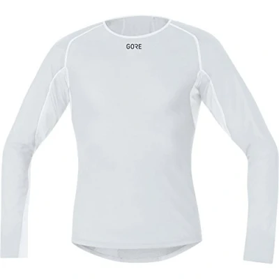 Afbeelding van GORE WEAR Winddicht thermo ondershirt, voor heren, multisport, WINDSTOPPER, L, lichtgrijs/wit
