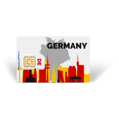 Afbeelding van eSIM Duitsland Unlimited 30 Dagen Data Prepaid Met Snel 4G/5G Internet En Bellen Op Reis In Europa Airport Telecom