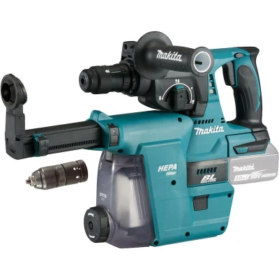 Afbeelding van Makita DHR243ZJW Combihamer 18 Volt incl. DX07 ingebouwde afzuiging met Hepa filter in Mbox