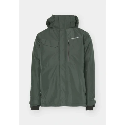 Afbeelding van Didriksons Stefan Jas Donkergroen maat L Heren Winterjas met Regular fit Pasvorm Polyester