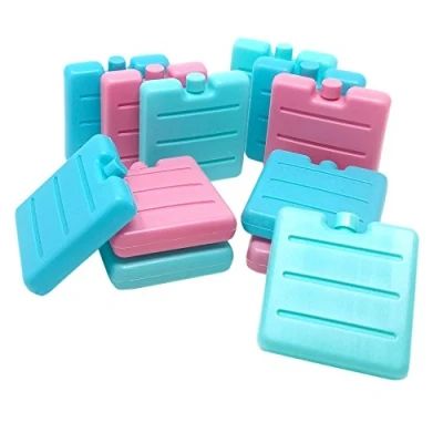 Afbeelding van ToCi Koelaccu&#039;s, 12 delige set, klein, mini koelelementen voor de koeltas, koelbox, koelaccu, ruimtebesparende broodtrommel, lunchbox