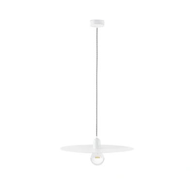 Afbeelding van Faro Lighting Plat 1 Lichtkoepel Plafond Hanger Wit, E27