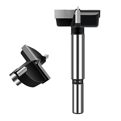Afbeelding van ASNOMY Forstner Forstnerboorbit, wolfraamstaal, 45 mm, houtboor, potboor, kunstboor voor hout en hardhout