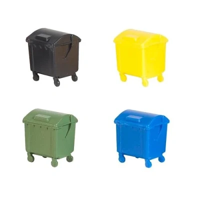 Afbeelding van Faller Vuilnisbakken set modelbouwsets, hobbybouwspeelgoed voor kinderen, modelverf en accessoires