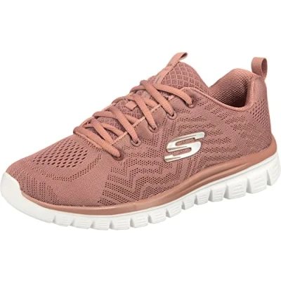 Afbeelding van Skechers Graceful Get Connected Sneakers voor dames, Mauve Mesh Trim, 42 EU