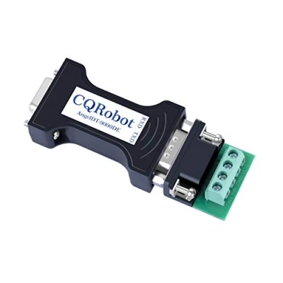 Afbeelding van CQRobot Passieve RS232 naar RS485 converter adapter. Twee weg gegevensoverdracht, geen vertraging, 600 W overspanningsbeveiliging en 15 KV elektrostatische voor industriële seriële communicatie.
