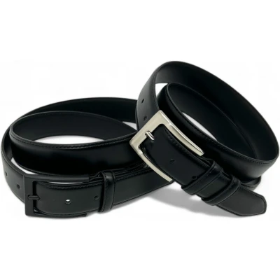 Afbeelding van Safekeepers riemen casual vegan riem 4 pack met zwarte gesp zwart 95